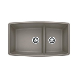 [BLA-401188] Blanco 401188 Performa U 1.75 Low Divide Double Undermount Kitchen Sink
