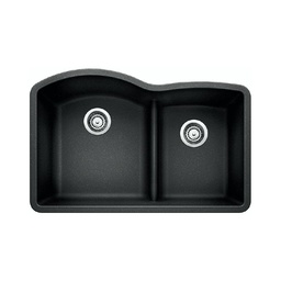 [BLA-401572] Blanco 401572 Diamond U 1.75 Low Divide Double Undermount Kitchen Sink