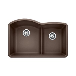 [BLA-401573] Blanco 401573 Diamond U 1.75 Low Divide Double Undermount Kitchen Sink