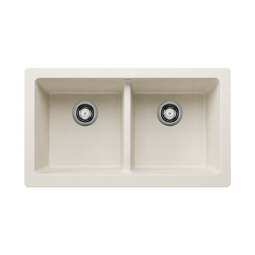[BLA-402901] Blanco 402901 Vintera 33 Apron Equal Double Sink Soft White