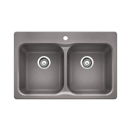 [BLA-401677] Blanco 401677 Vision 210 Double Drop In Kitchen Sink