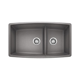 [BLA-401710] Blanco 401710 Performa U 1.75 Low Divide Double Undermount Kitchen Sink