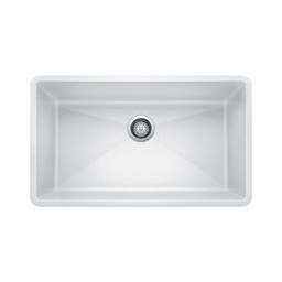 [BLA-401820] Blanco 401820 Precis U Super Single Undermount Kitchen Sink White