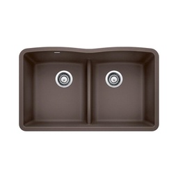 [BLA-401835] Blanco 401835 Diamond U 2 Low Divide Double Undermount Kitchen Sink
