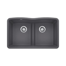 [BLA-401837] Blanco 401837 Diamond U 2 Low Divide Double Undermount Kitchen Sink
