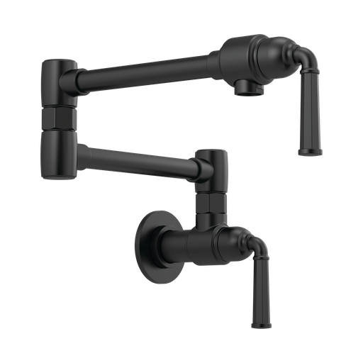 [BRI-62874LF-BL] Brizo 62874LF-BL Rook Wall Mount Pot Filler Matte Black