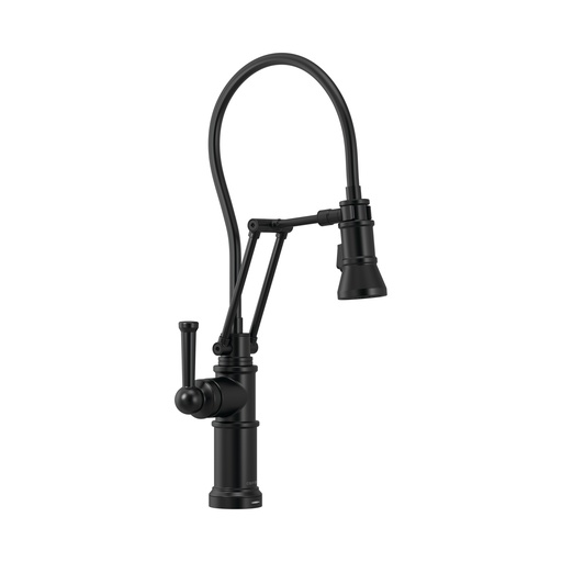 [BRI-64225LF-BL] Brizo 64225LF-BL Artesso Single Handle Articulating Kitchen Faucet Matte Black