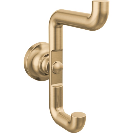 [DEL-73535-CZ] Delta 73535-CZ Saylor Double Robe Hook Champagne Bronze