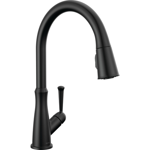 [DEL-9110-BL-DST] Delta 9110-BL-DST Westville Pull-Down Kitchen Faucet Matte Black