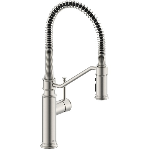 [DEL-983LF-SS] Delta 983LF-SS Prodeco Pulldown Industrial Spring Kitchen Faucet Stainless