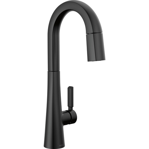 [DEL-9991-BL-DST] Delta 9991-BL-DST Monrovia Bar Prep Pulldown Matte Black