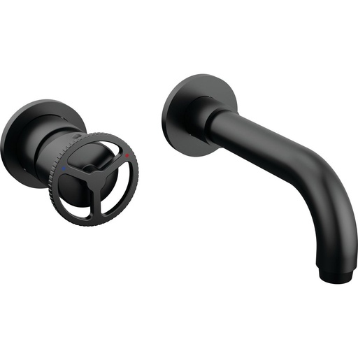 [DEL-T3558LF-BLWL] Delta T3558LF-BLWL Trinsic Wall Mount Bathroom Faucet Trim Matte Black