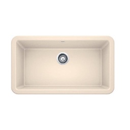 [BLA-402130] Blanco 402130 Ikon 33 Single Kitchen Sink Front Apron Biscuit