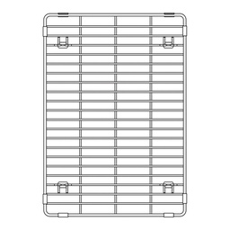 [BLA-406346] Blanco 406346 Quatrus Multi-Level Stainless Steel Sink Grid