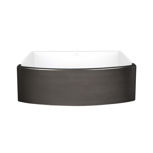 [NT-PMK3320-M] Native Trails PMK3320-M Rendezvous Fireclay Apron Front Sink in Gunmetal