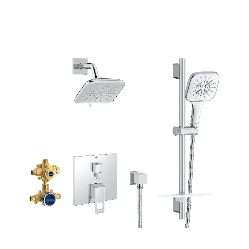 [GRO-29433000] Grohe 29433000 Eurocube Pressure Balance Shower Set