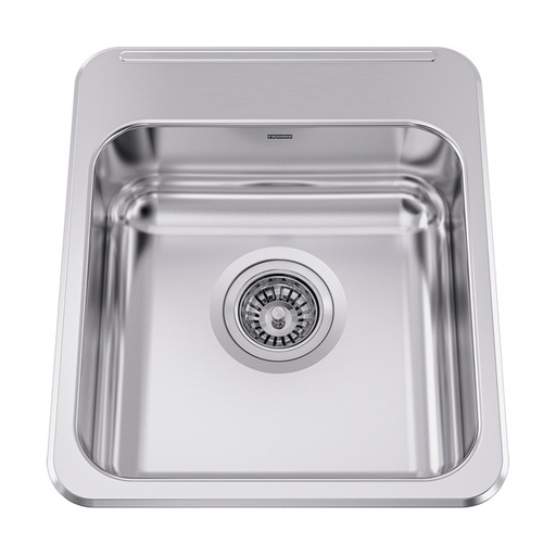 [FRA-ALBS4406P-1] Franke ALBS4406P-1 Single Sink With Ledge 18 Gauge Stainless Steel