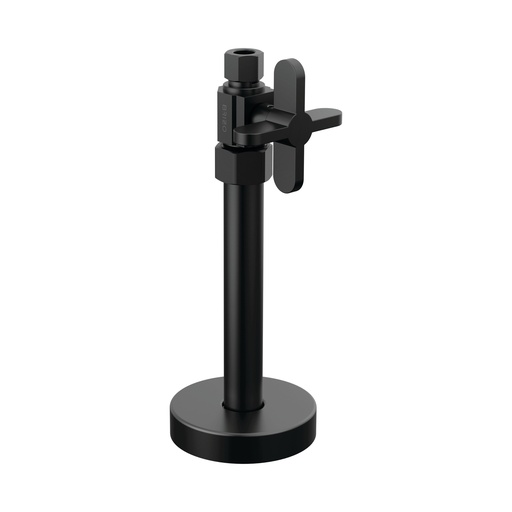 [BRI-BT021204-BL] Brizo BT021204-BL Straight Supply Stop Valve with Cross Handle Matte Black