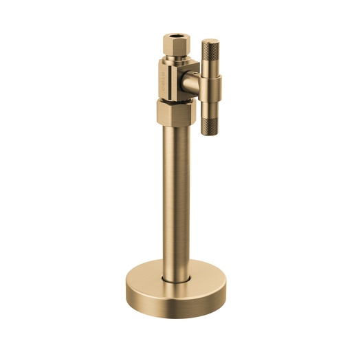 [BRI-BT021205-GL] Brizo BT021205-GL Straight Supply Stop Valve with Lever Handle Brilliance Luxe Gold