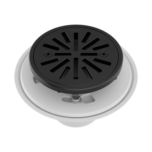 [BRI-BT061414-BL] Brizo BT061414-BL Essential 4" Tile-In Round Shower Drain Matte Black