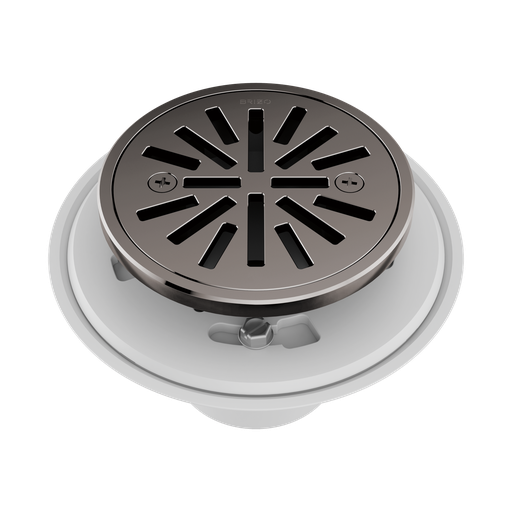 [BRI-BT061414-BNX] Brizo BT061414-BNX Essential 4" Tile-In Round Shower Drain Brilliance Black Onyx