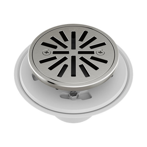 [BRI-BT061414-NK] Brizo BT061414-NK Essential 4" Tile-In Round Shower Drain Brilliance Luxe Nickel