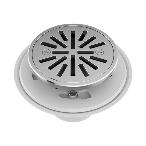 [BRI-BT061414-PC] Brizo BT061414-PC Essential 4" Tile-In Round Shower Drain Polished Chrome