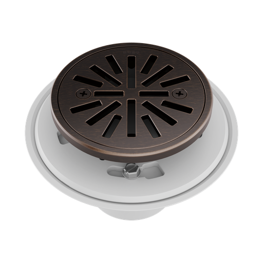 [BRI-BT061414-RB] Brizo BT061414-RB Essential 4" Tile-In Round Shower Drain Venetian Bronze