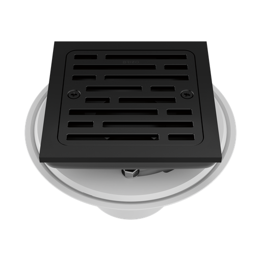 [BRI-BT062415-BL] Brizo BT062415-BL Essential 4" Tile-In Square Shower Drain Matte Black