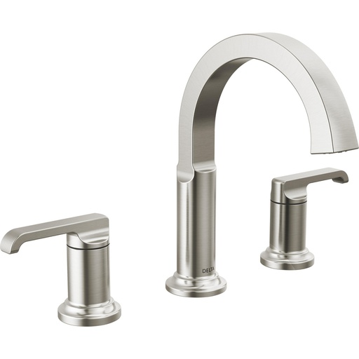 [DEL-35588-SS-PR-DST] Delta 35588-SS-PR-DST Tetra Two Handle Widespread Bathroom Faucet Stainless