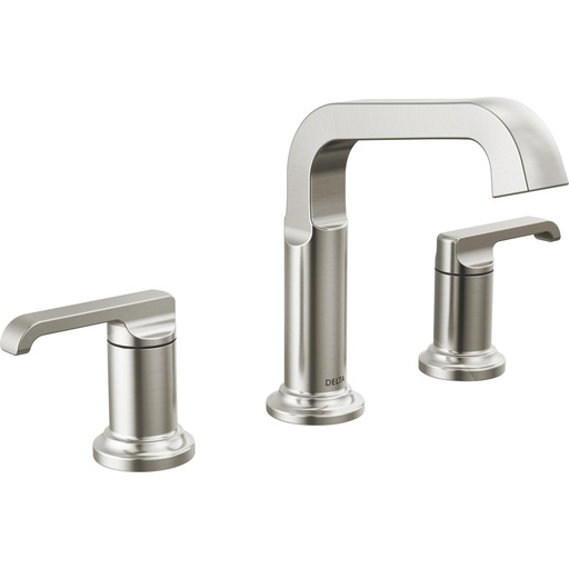 [DEL-35589-SS-PR-DST] Delta 35589-SS-PR-DST Tetra Two Handle Widespread Bathroom Faucet Stainless