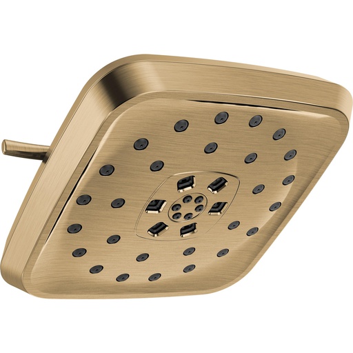 [DEL-52460-CZ-PR] Delta 52460-CZ-PR H2Okinetic 4-Setting Shower Head With Ultrasoak Champagne Bronze