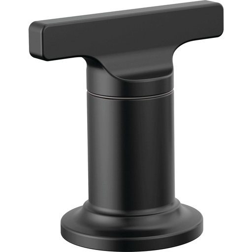 [DEL-H590BL] Delta H590BL Tetra Roman Tub Handles T-Lever Matte Black