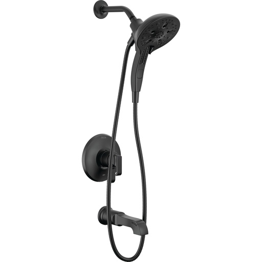 [DEL-T17489-BL] Delta T17489-BL Tetra 17 Series Tub Shower Trim Matte Black