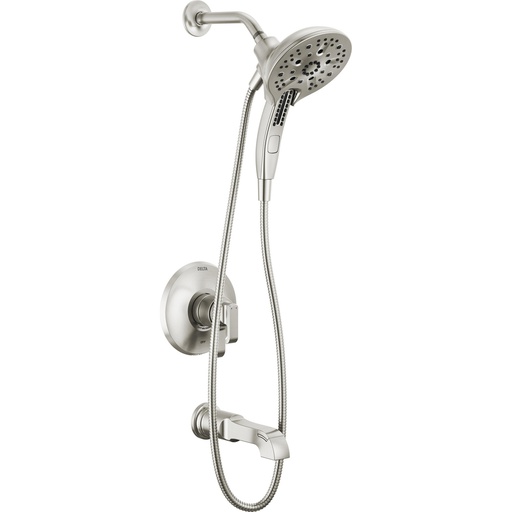 [DEL-T17489-SS-PR] Delta T17489-SS-PR Tetra 17 Series Tub Shower Trim Lumicoat Stainless
