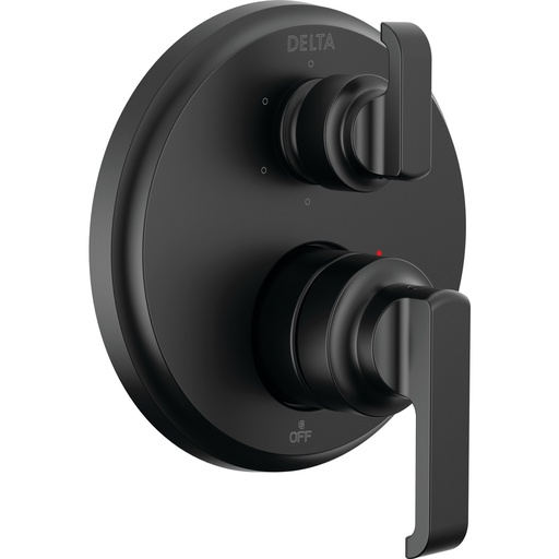 [DEL-T24989-BL] Delta T24989-BL Tetra 14 Series Integrated Diverter Trim 6-Setting Matte Black