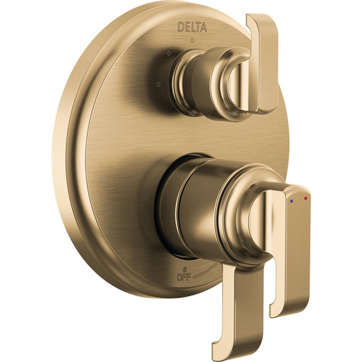 [DEL-T27889-CZ-PR] Delta T27889-CZ-PR Tetra 17 Series Integrated Diverter Trim Lumicoat Champagne Bronze
