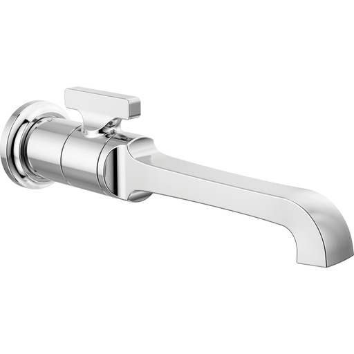 [DEL-T3589LF-PR-WL] Delta T3589LF-PR-WL Tetra Single Handle Wall Mount Bathroom Faucet Lumicoat Chrome