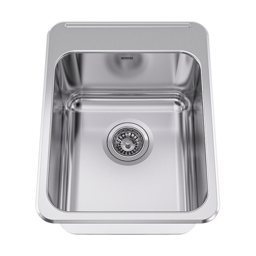 [FRA-LBS6410PCB-1-3] Franke LBS6410PCB-1-3 Topmount Single Bowl Sink With Ledge Stainless Steel