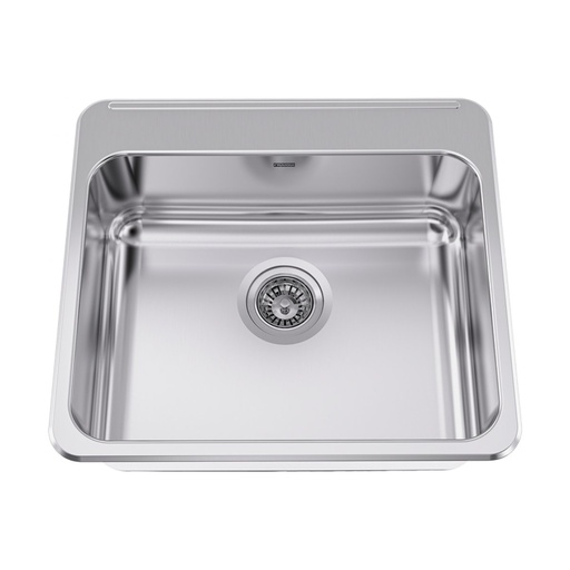 [FRA-LBS6108P-1] Franke LBS6108P-1 Single Bowl Sink With Ledge Stainless Steel
