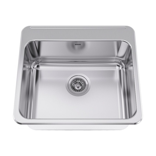 [FRA-LBS6110P-1] Franke LBS6110P-1 Single Bowl Sink With Ledge Stainless Steel