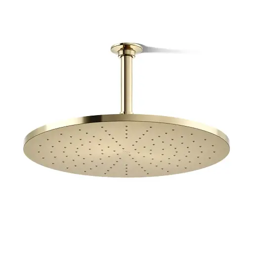 [KOH-13691-AF] Kohler 13691-AF Contemporary Round 14” Single Function 2.5 GPM Showerhead Vibrant French Gold