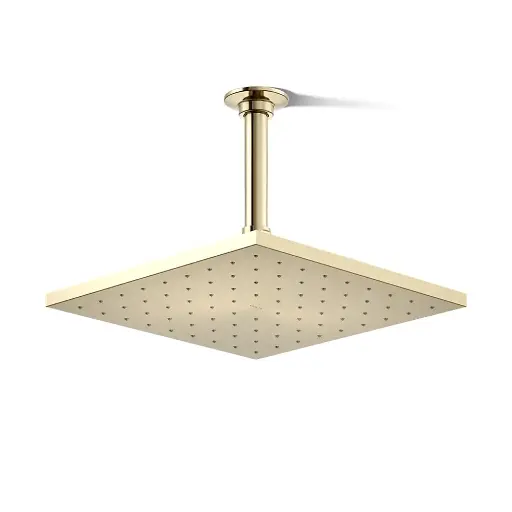 [KOH-13696-AF] Kohler 13696-AF Contemporary Square 10" Single Function 2.5 GPM Showerhead Vibrant French Gold
