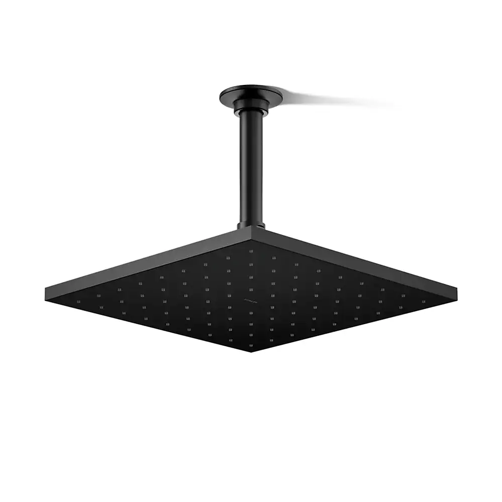 [KOH-13696-G-BL] Kohler 13696-G-BL Contemporary Square 10" Single Function 1.75 GPM Rainhead Matte Black