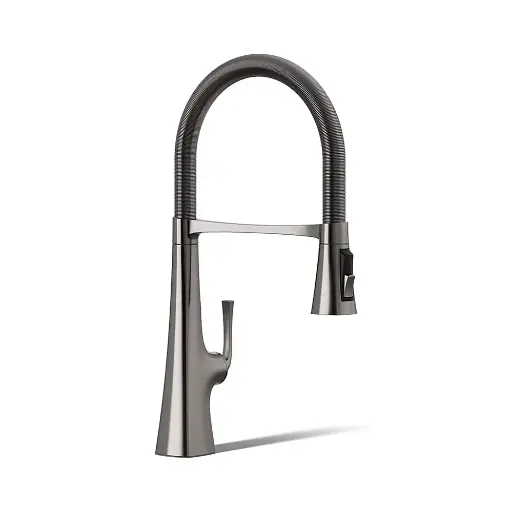 [KOH-22061-TT] Kohler 22061-TT Graze Semi Professional Medium Kitchen Sink Faucet Vibrant Titanium
