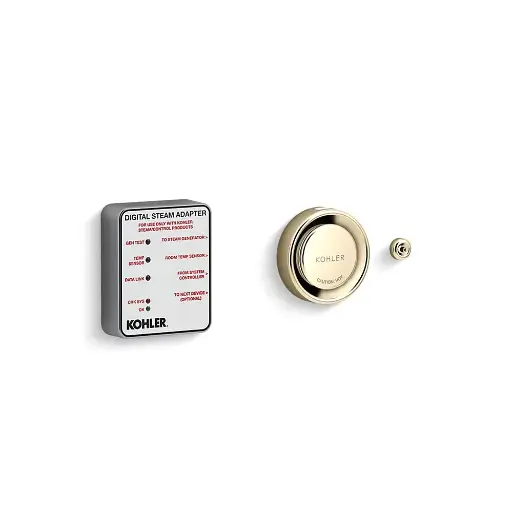 [KOH-5548-K1-AF] Kohler 5548-K1-AF Invigoration Series Digital Steam Adapter Kit Vibrant French Gold