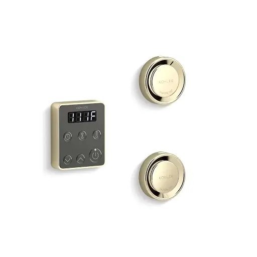 [KOH-5558-AF] Kohler 5558-AF Invigoration Series Tandem Steam Generator Control Kit Vibrant French Gold