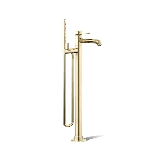 [KOH-T27025-4-AF] Kohler T27025-4-AF Occasion Freestanding Bath Filler Vibrant French Gold