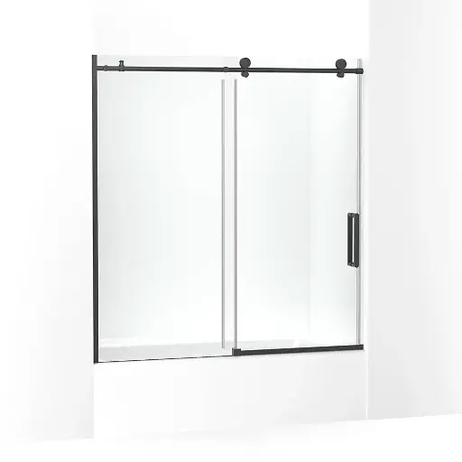 [KOH-701694-L-BL] Kohler 701694-L-BL Composed 62" Sliding Glass Bath Door Matte Black