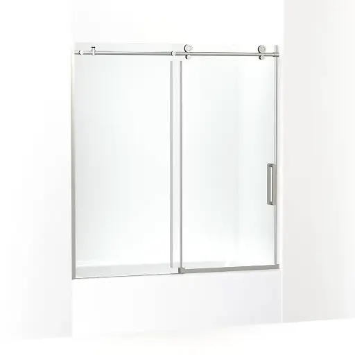 [KOH-701694-L-BNK] Kohler 701694-L-BNK Composed 62" Sliding Glass Bath Door Anodized Brushed Nickel